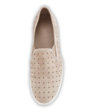 Huxley Mini-Stud Skate Sneaker, Gray