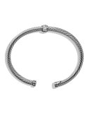Cable Classics Bracelet, Pave Diamond, 4mm