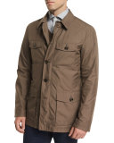 Button-Down Safari Jacket