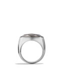 Signet Ring with Meteorite