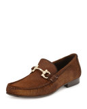 Giordano 3 Calf Hair Bit Loafer, Brown