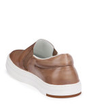 Playtime Van Scripoto Slip-On Sneaker, Medium Brown