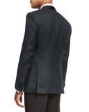 Deco Satin-Collar Tuxedo Jacket