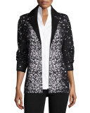 Luxe Leopard-Print Jacket