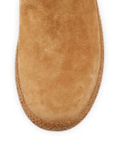 Garnet Shearling Toggle Bootie, Chestnut