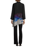 In The Mix Angled Blouse, Petite
