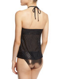 Change Agent High-Neck Tankini & Bandeau Swim Top