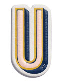 "U" Leather Sticker for Handbag