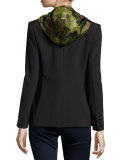 Camo-Print Hooded Dickey