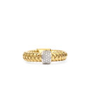 Primavera 18k Yellow Gold GHSI Diamond Ring