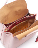 Milla Medium Leather Tote Bag