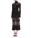 Rikki Paneled Lace Maxi Skirt
