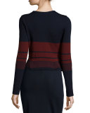 ASYMMETRICAL PEPLUM SWEATER