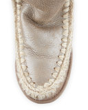 Eskimo Metallic Hidden-Wedge Boot, Stone