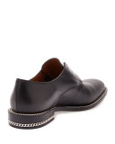 Chain-Wrapped Derby Oxford, Black