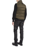 Fyfield Quilted Shearling-Trim Vest
