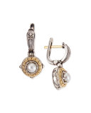 Silver/Gold Pearl Drop Earrings