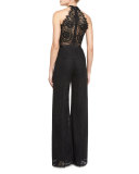 Maylina Lace Sleeveless Jumpsuit