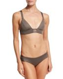 Neutra Bralette Swim Top, Taupe
