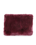 Rabbit-Fur Funnel Scarf