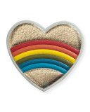 Rainbow Heart Sticker for Handbag