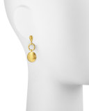 Long Lentil Drop Spell Earrings
