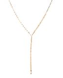 Nude Lariat Disc Necklace