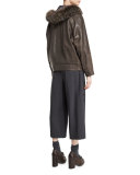 Cashmere Sweater W/Monili Tie, Grain