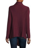 Cilantro Fringe Draped Cardigan