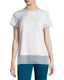 Short-Sleeve Pullover Top