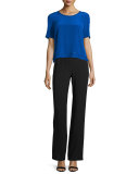 Mabelle Half-Sleeve Georgette Blouse