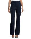 Thaisune Flare-Leg Trousers, Midnight Blue