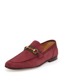 Suede Horsebit Loafer