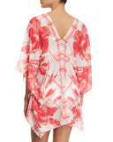 Sophia Printed Georgette Coverup