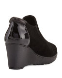 Nakita Suede Wedge Bootie