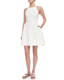 Sienna Halter Fit & Flare Cocktail Dress