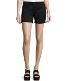 Mason Mid-Rise Shorts, Black
