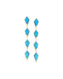 Mega Electrifying Gloss Opal Drop Earrings