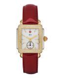 16mm Patent Leather Strap, Red