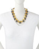 Hematite Groove Necklace