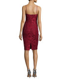 Sleeveless Lace Cocktail Dress, Smolder