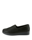 Vilaa Nubuck Slip-On Flat, Black