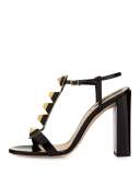 Gold Edition Studded Pump, Black