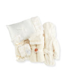 Plush Gift Basket, Ivory