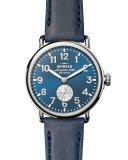 41mm Runwell Watch, Midnight Blue/Ocean