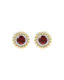 6mm 18K Caviar Stud Earrings