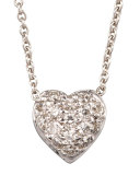 Pave Heart Necklace