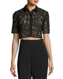 Zoe Lace Cropped Top