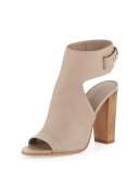 Addie Open-Toe Buckle-Back Sandal