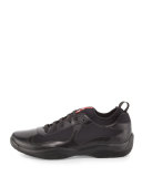 Punta Ala Leather Sneaker, Black